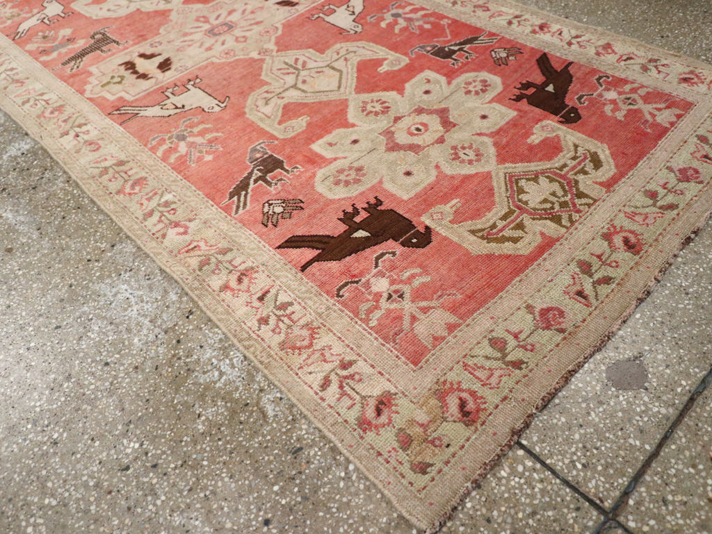 Antique Caucasian Karabagh Runner, No.13126 - Staging