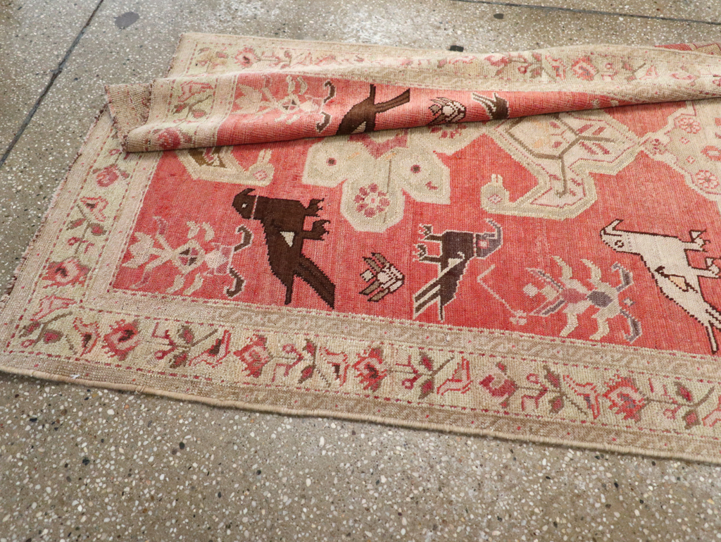 Antique Caucasian Karabagh Runner, No.13126 - Staging
