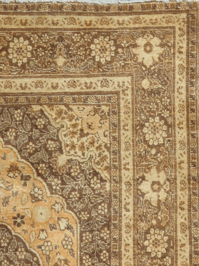 Antique Persian Tabriz Rug, No.13130 - Staging