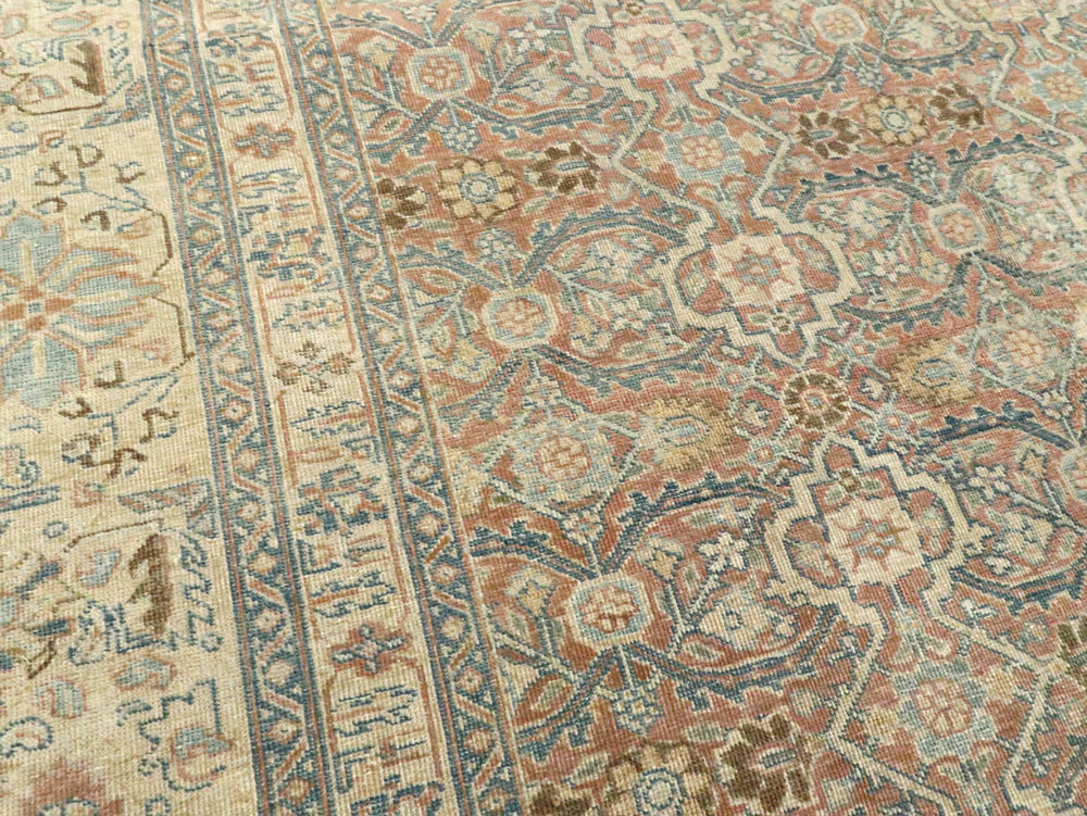 Antique Persian Tabriz  Square Carpet, No.13151 - Staging