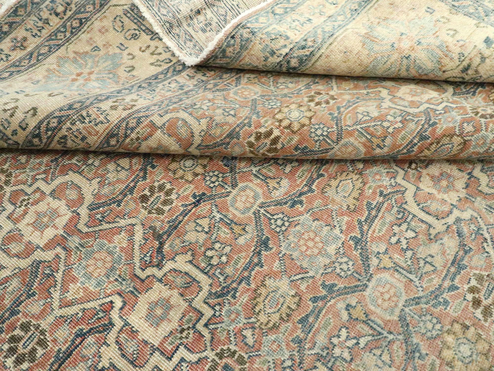 Antique Persian Tabriz  Square Carpet, No.13151 - Staging