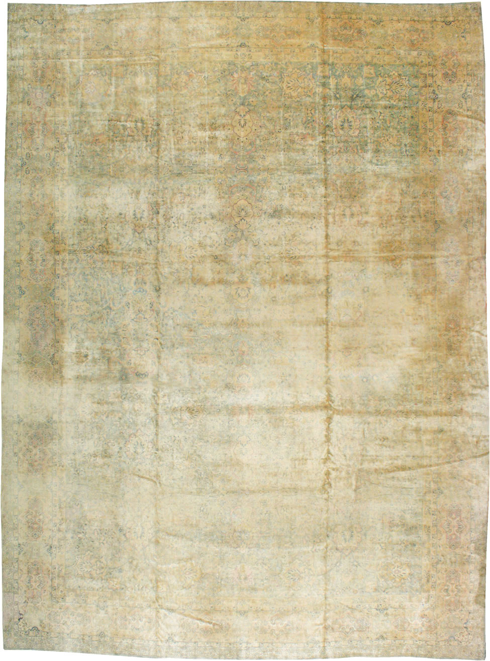 Antique Indian Oversize Lahore Carpet, No.13152 - Staging