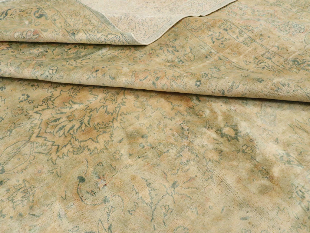 Antique Indian Oversize Lahore Carpet, No.13152 - Staging