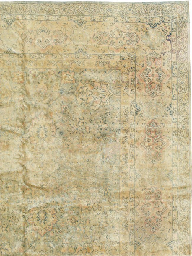 Antique Indian Oversize Lahore Carpet, No.13152 - Staging