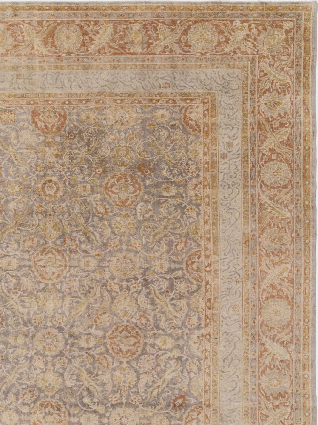 Antique Turkish Sivas Large Room Size Carpet, No.13160 - Staging