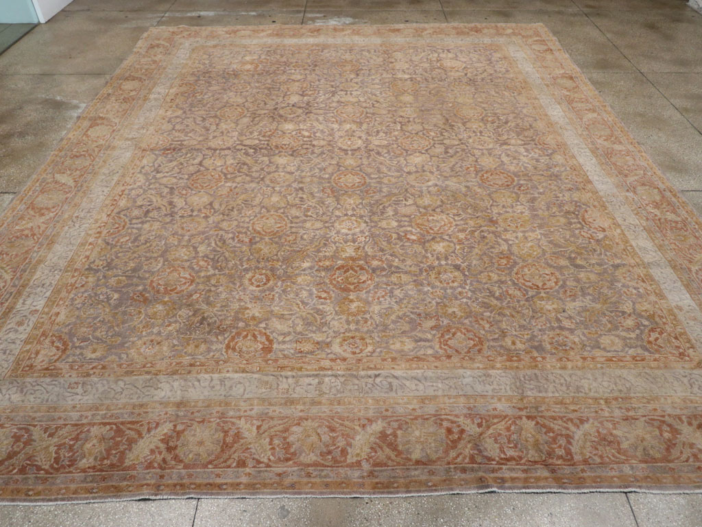 Antique Turkish Sivas Large Room Size Carpet, No.13160 - Staging