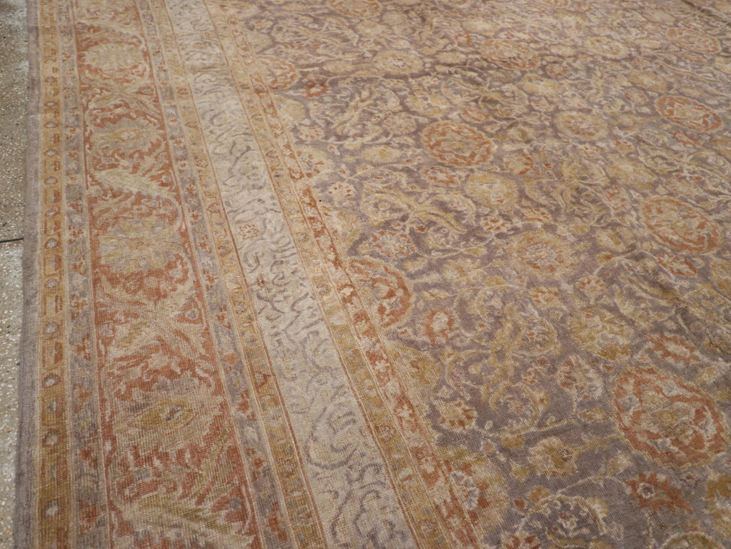 Antique Turkish Sivas Large Room Size Carpet, No.13160 - Staging