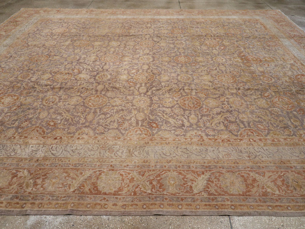 Antique Turkish Sivas Large Room Size Carpet, No.13160 - Staging