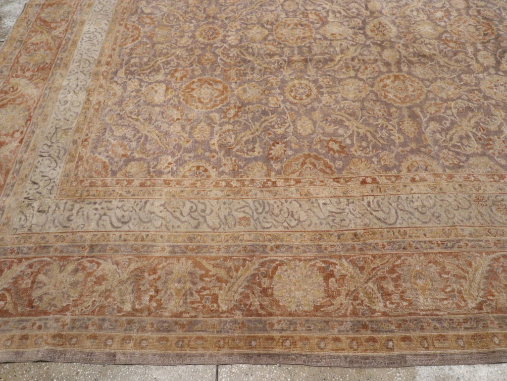 Antique Turkish Sivas Large Room Size Carpet, No.13160 - Staging
