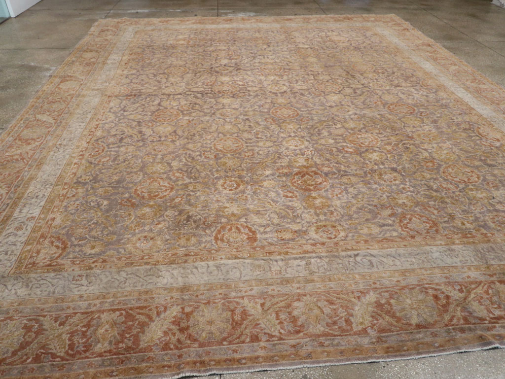 Antique Turkish Sivas Large Room Size Carpet, No.13160 - Staging