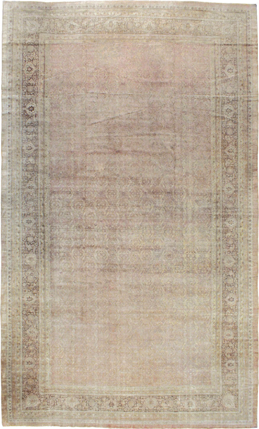 Vintage Indian Lahore Carpet, No.13213 - Staging