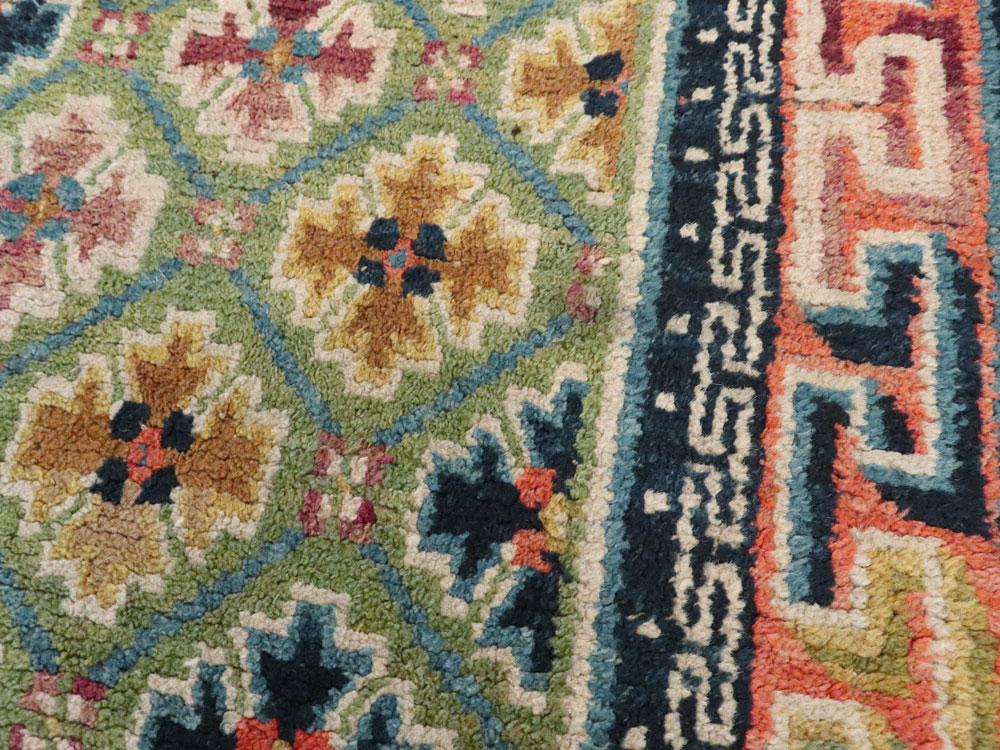 Vintage Tibetan Rug, No.13218 - Staging