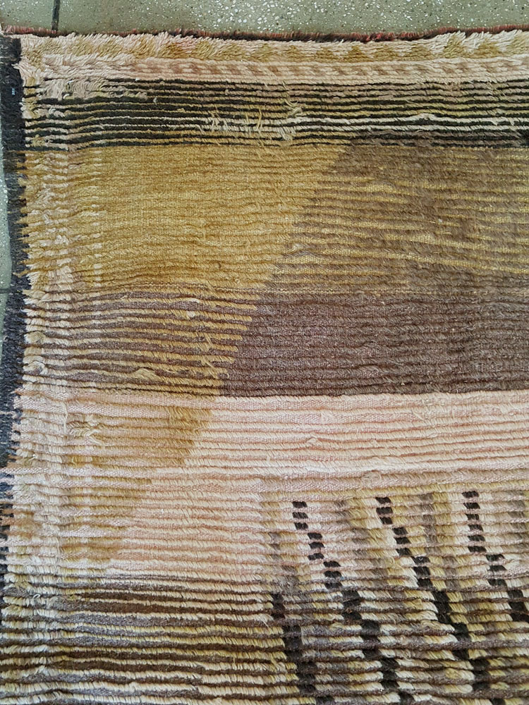 Vintage Turkish Konya Rug, No.13221 - Staging