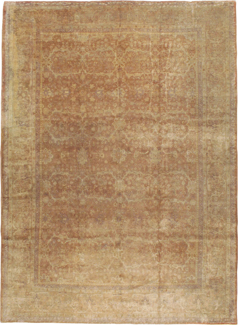 Antique Persian Tabriz Carpet, No.13222 - Staging