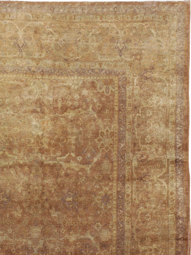 Antique Persian Tabriz Carpet, No.13222 - Staging