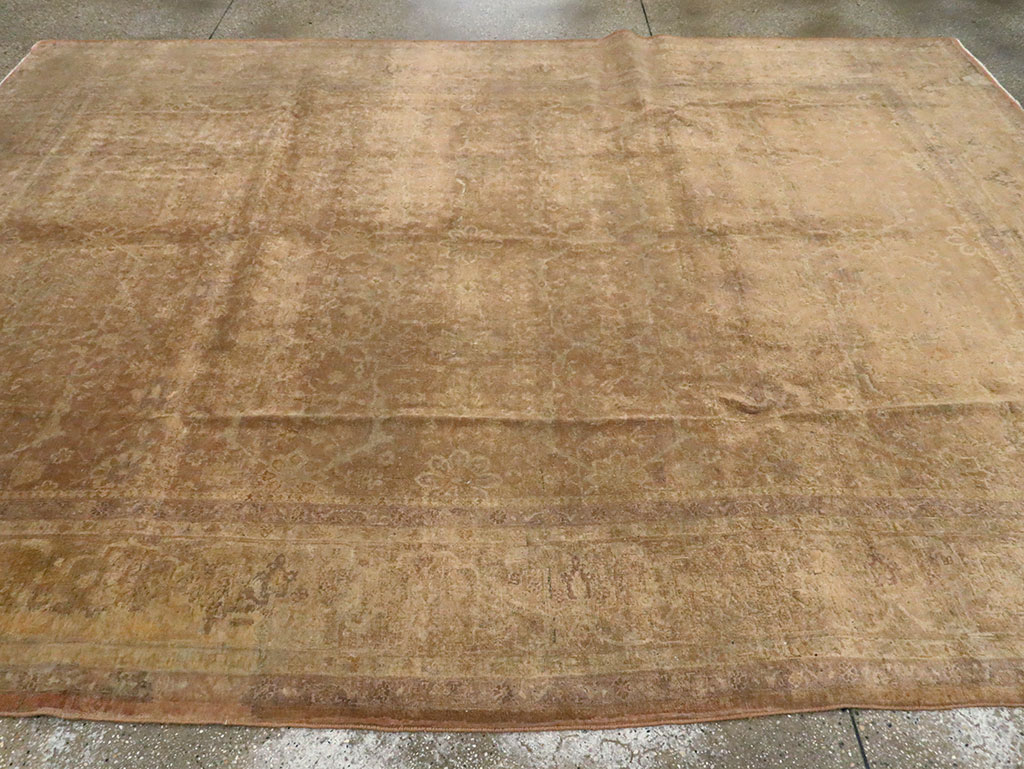 Antique Persian Tabriz Carpet, No.13222 - Staging