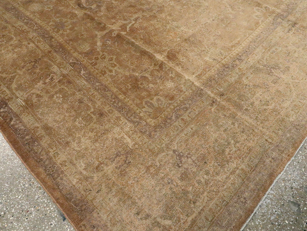 Antique Persian Tabriz Carpet, No.13222 - Staging