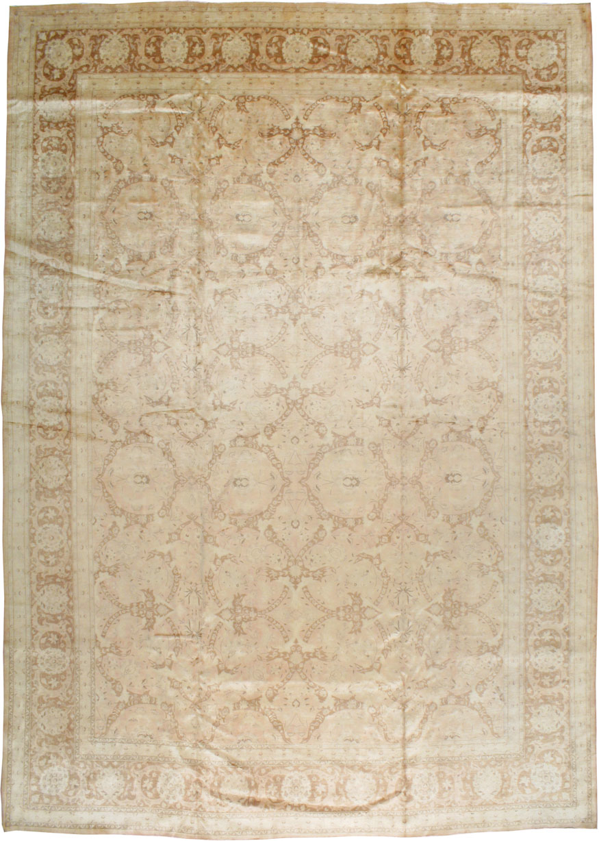 Antique Persian Tabriz Carpet, No.13266 - Staging