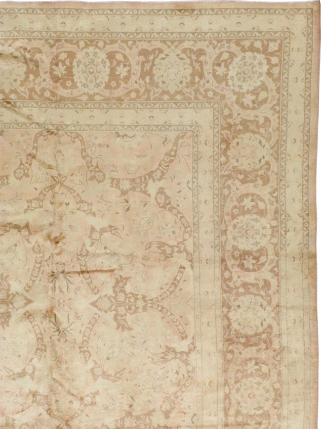 Antique Persian Tabriz Carpet, No.13266 - Staging