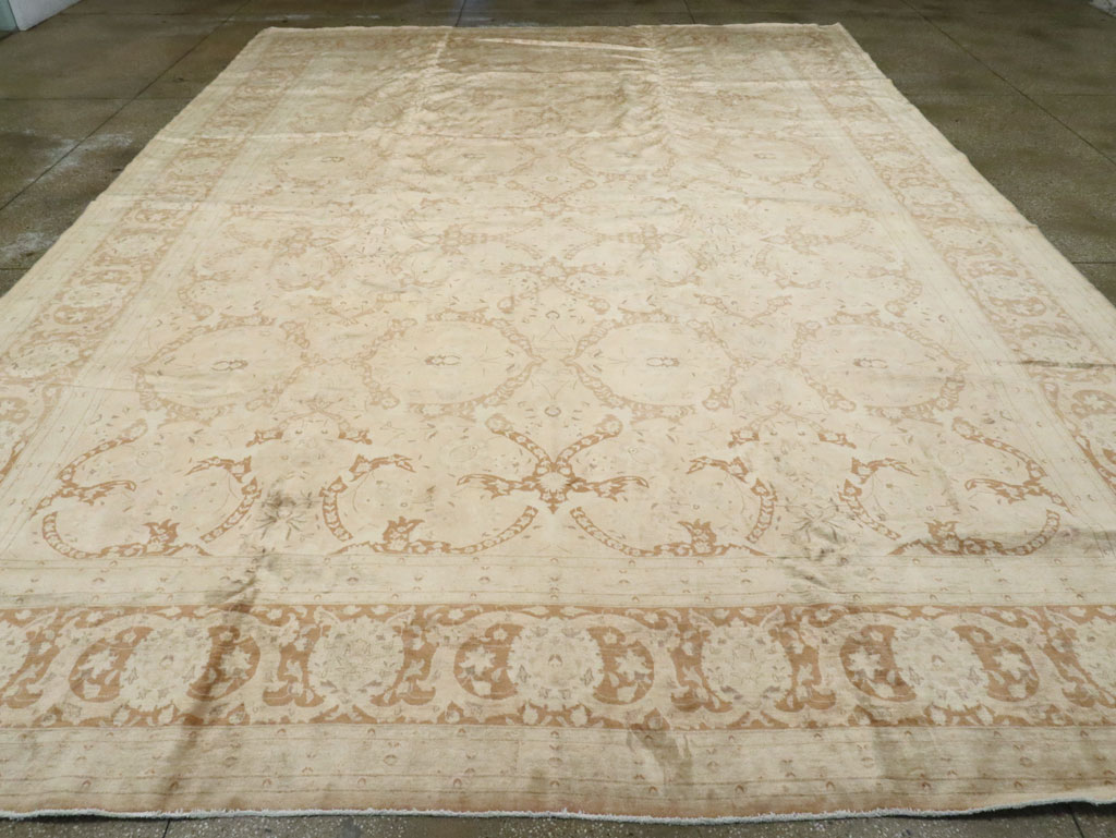 Antique Persian Tabriz Carpet, No.13266 - Staging