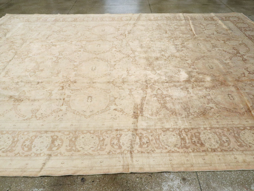 Antique Persian Tabriz Carpet, No.13266 - Staging