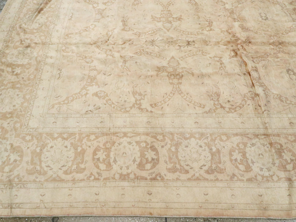 Antique Persian Tabriz Carpet, No.13266 - Staging