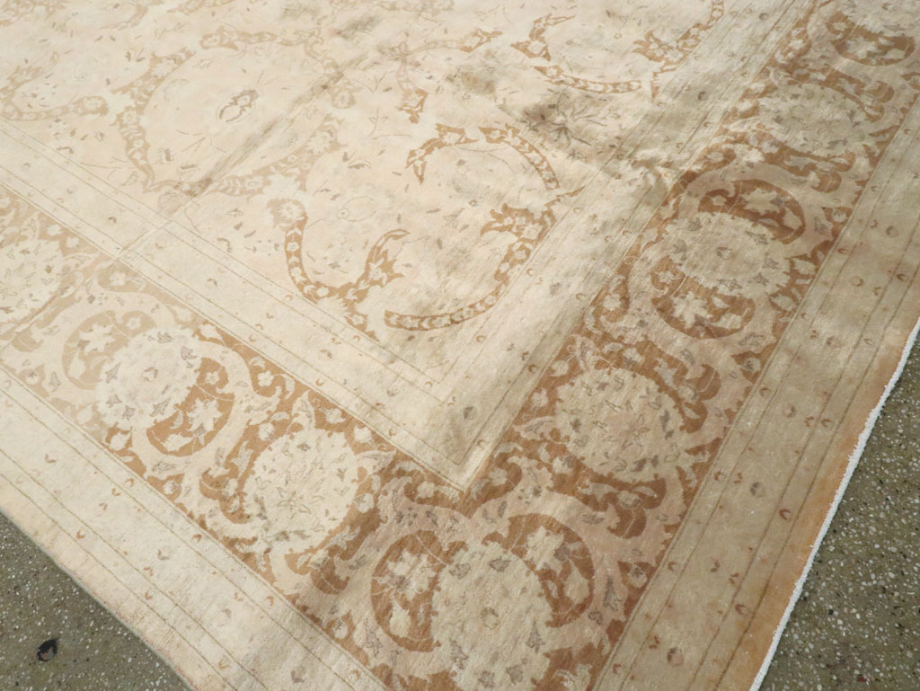 Antique Persian Tabriz Carpet, No.13266 - Staging