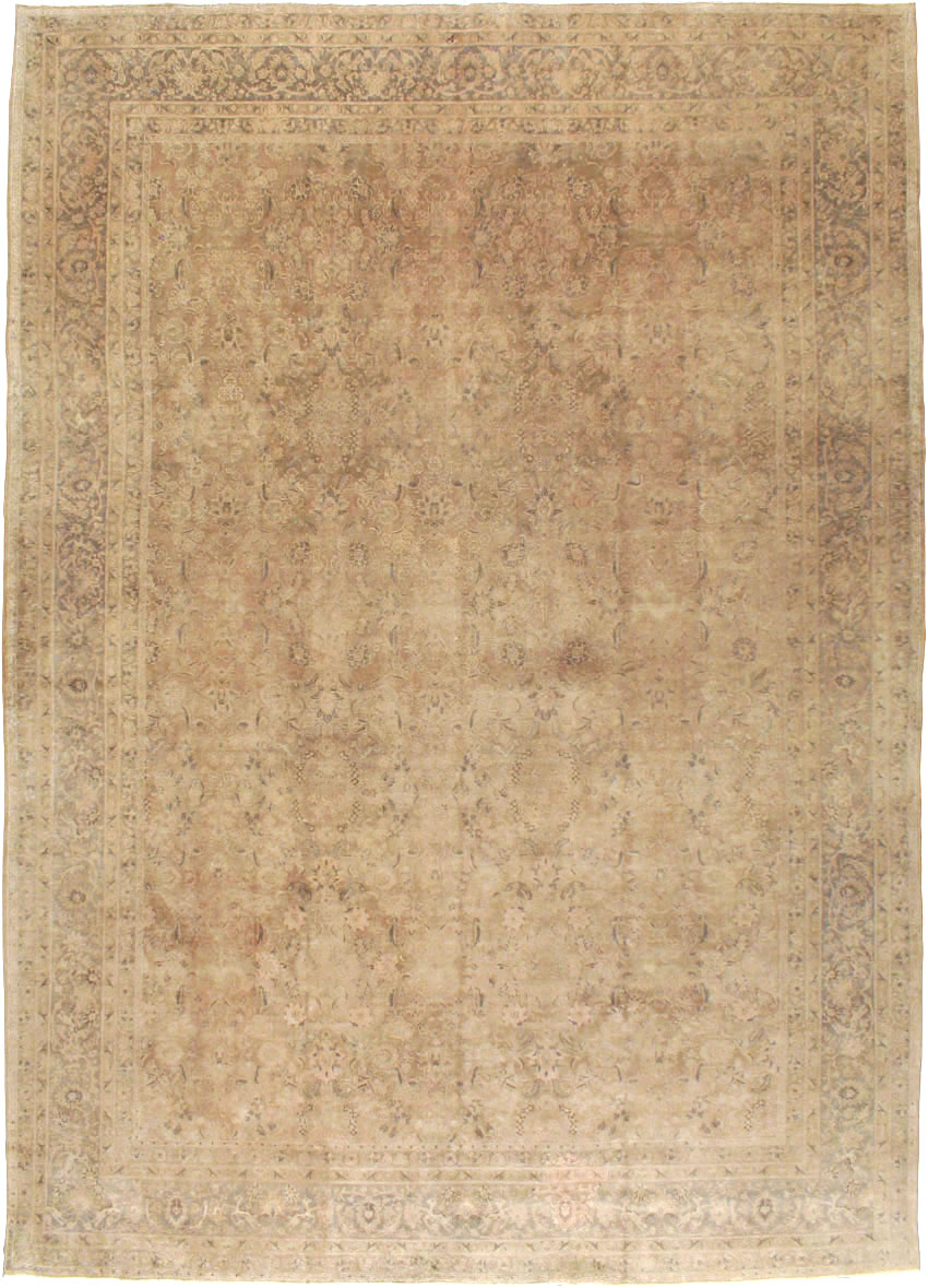 Antique Persian Tabriz Carpet, No.13267 - Staging
