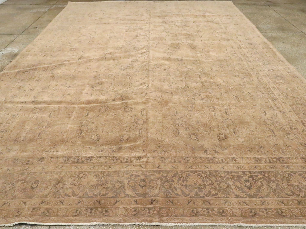 Antique Persian Tabriz Carpet, No.13267 - Staging