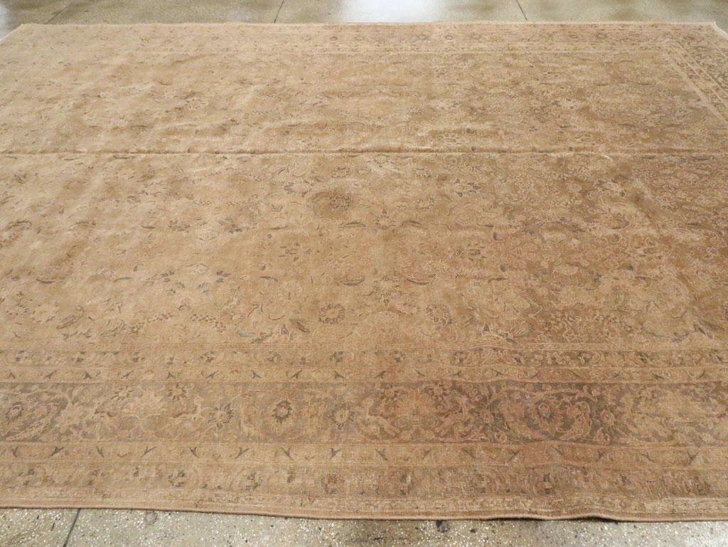 Antique Persian Tabriz Carpet, No.13267 - Staging