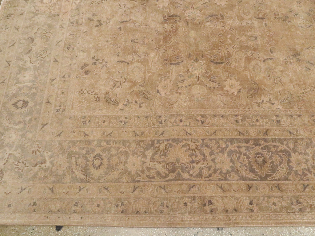 Antique Persian Tabriz Carpet, No.13267 - Staging