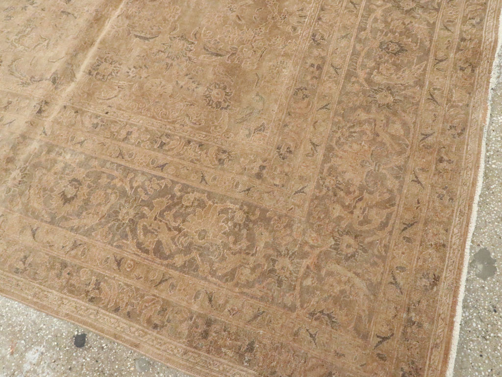 Antique Persian Tabriz Carpet, No.13267 - Staging