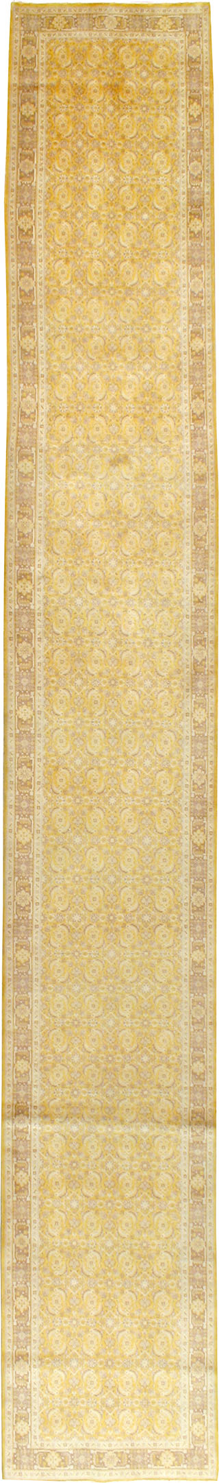 Vintage Persian Tabriz Long Runner, No.13269 - Staging