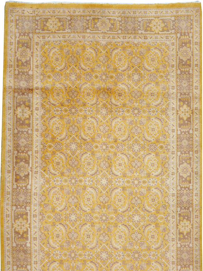Vintage Persian Tabriz Long Runner, No.13269 - Staging