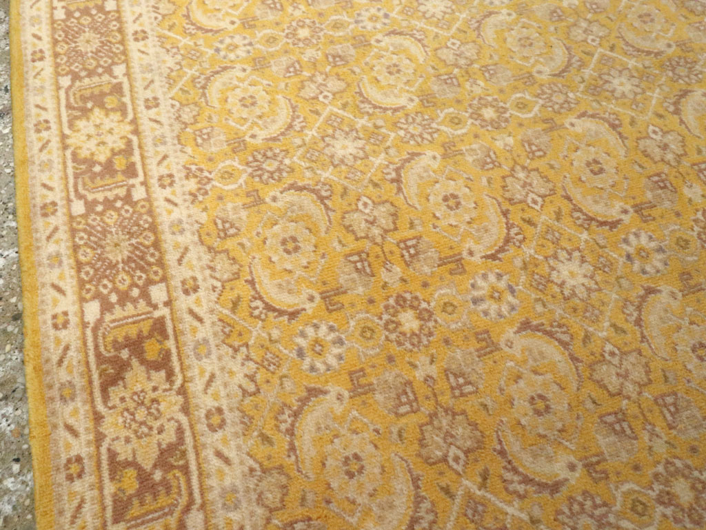 Vintage Persian Tabriz Long Runner, No.13269 - Staging