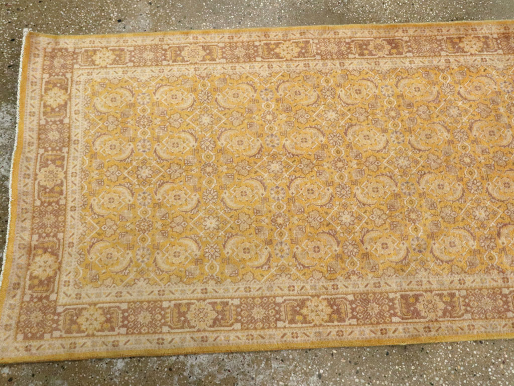 Vintage Persian Tabriz Long Runner, No.13269 - Staging