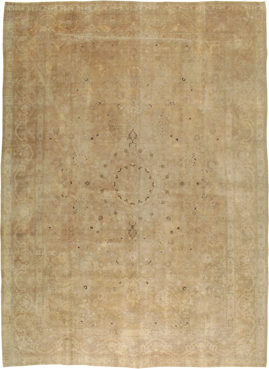 Antique Persian Tabriz Carpet, No.13287 - Staging