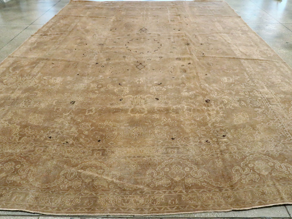 Antique Persian Tabriz Carpet, No.13287 - Staging