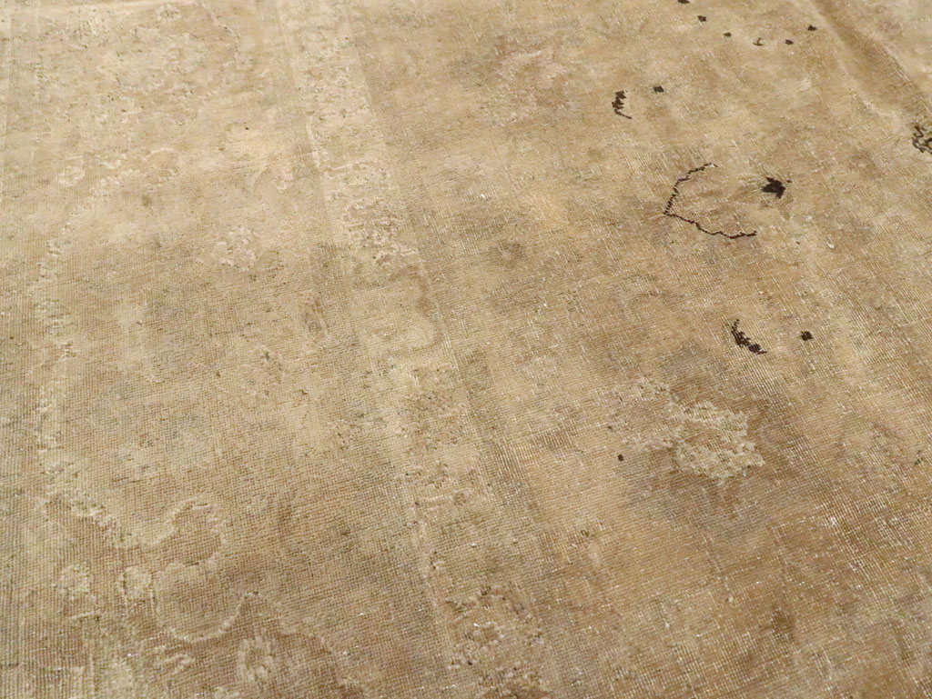 Antique Persian Tabriz Carpet, No.13287 - Staging