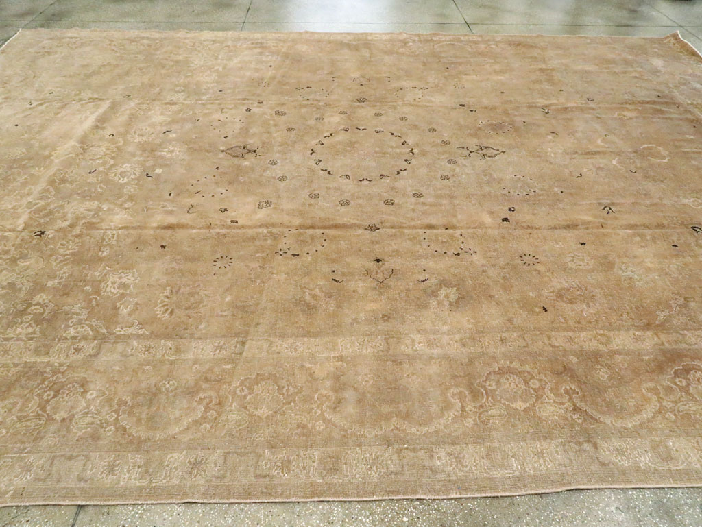 Antique Persian Tabriz Carpet, No.13287 - Staging