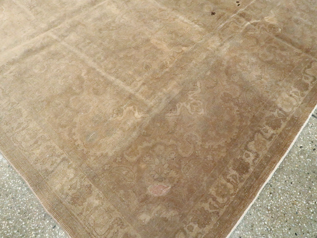 Antique Persian Tabriz Carpet, No.13287 - Staging