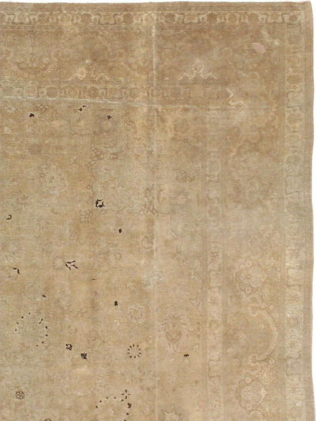 Antique Persian Tabriz Carpet, No.13287 - Staging