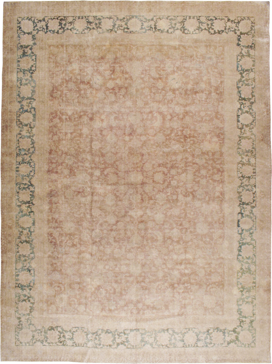 Antique Persian Tabriz Carpet, No.13296 - Staging
