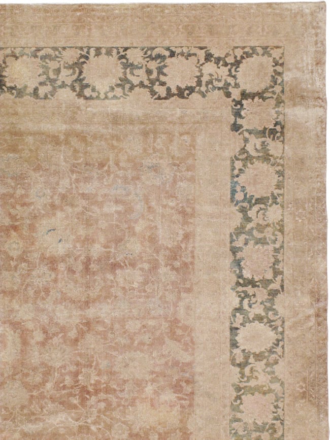 Antique Persian Tabriz Carpet, No.13296 - Staging