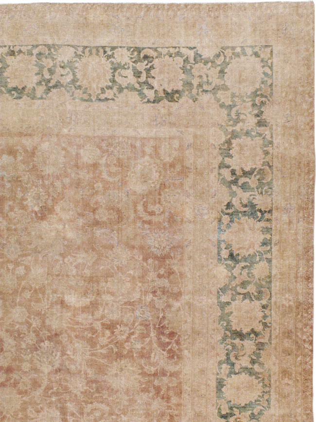 Antique Persian Tabriz Carpet, No.13296 - Staging