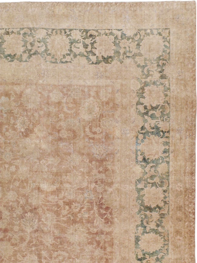 Antique Persian Tabriz Carpet, No.13296 - Staging