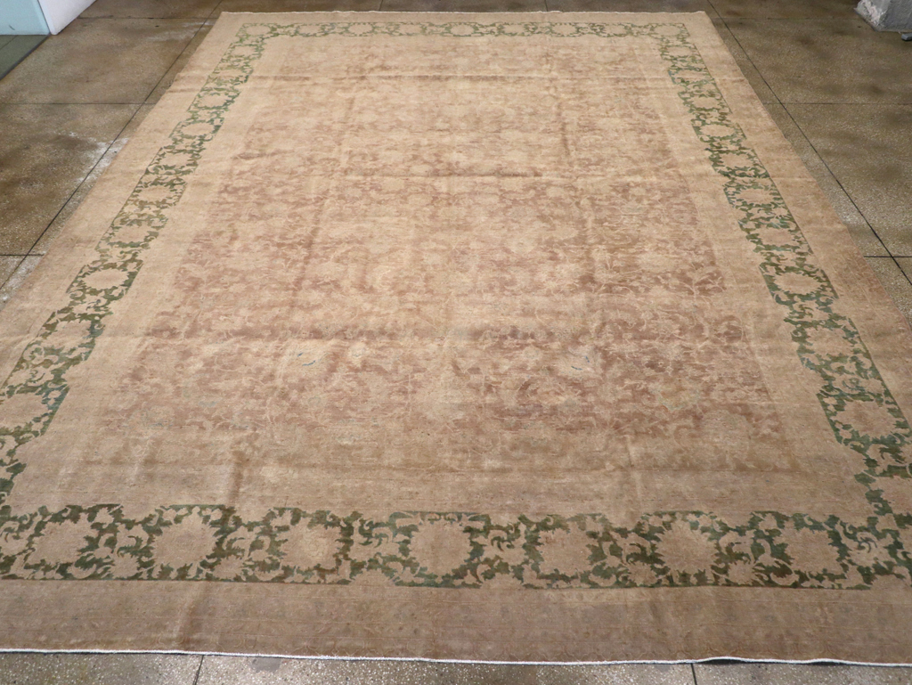 Antique Persian Tabriz Carpet, No.13296 - Staging