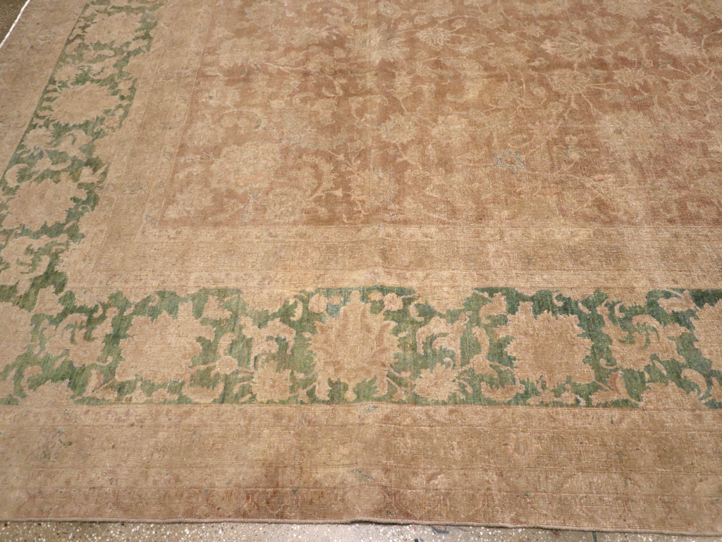 Antique Persian Tabriz Carpet, No.13296 - Staging