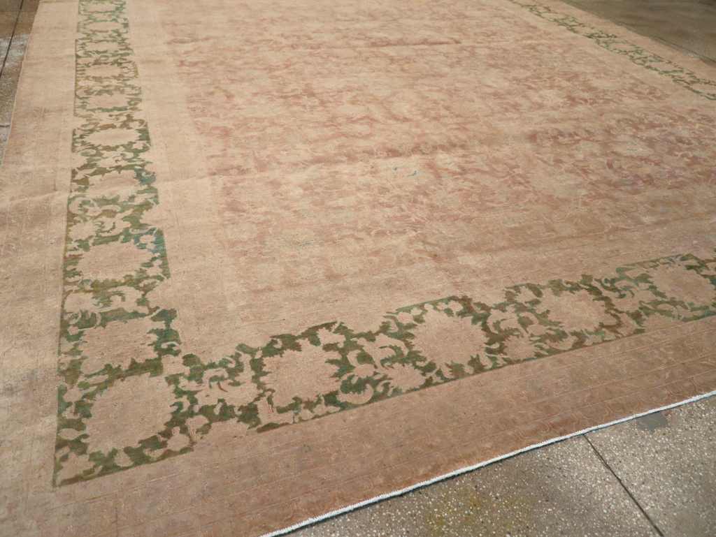Antique Persian Tabriz Carpet, No.13296 - Staging