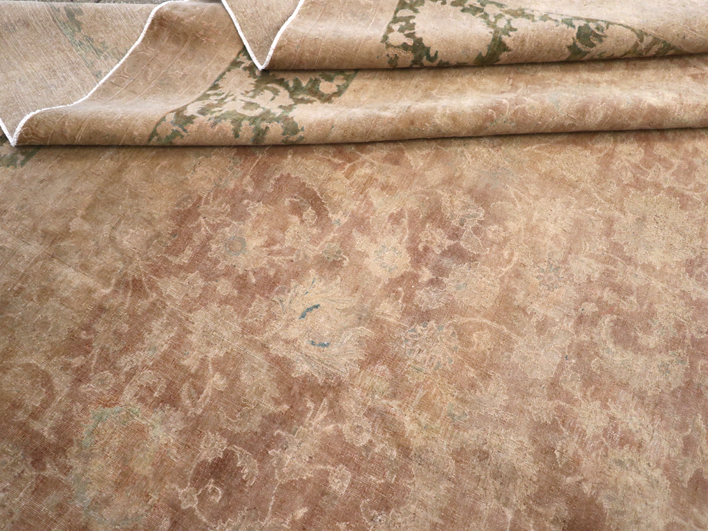 Antique Persian Tabriz Carpet, No.13296 - Staging